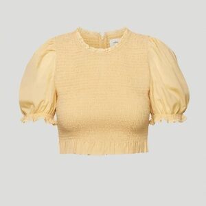 NWT Wilfred Tempest short sleeve cropped blouse